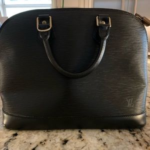 Louis Vuitton Black Alma Bag